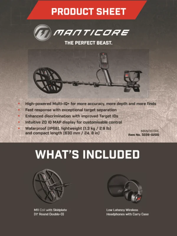 Minelab Manticore Metal Detector - Image 2